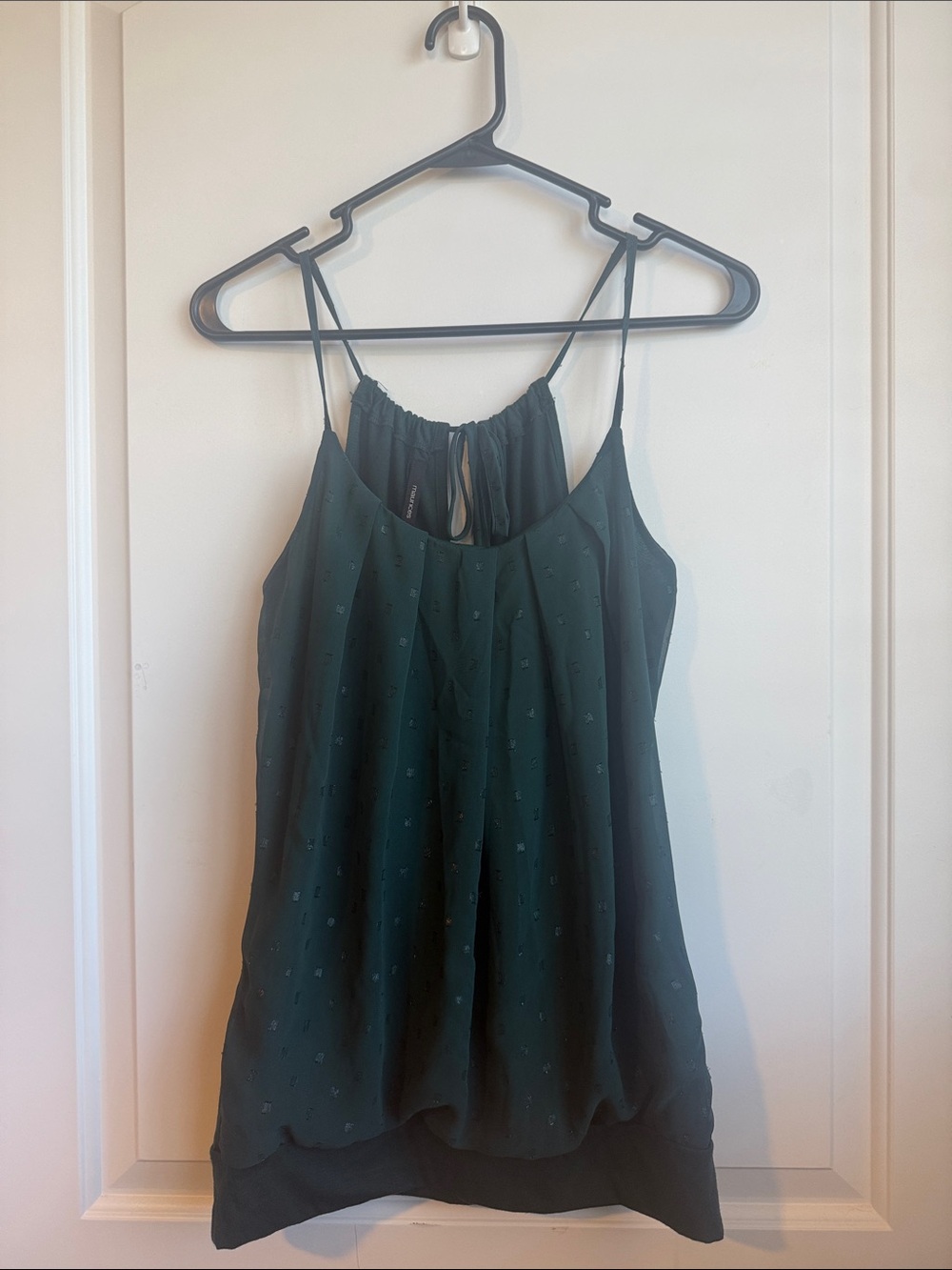 Maurices Dark Green Spaghetti Strap Camisole